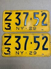 1929 New York License Plates picture