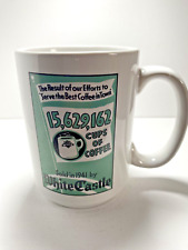 Vintage White Castle 1999 15,629,162 Cups of Coffee Mug 10oz picture