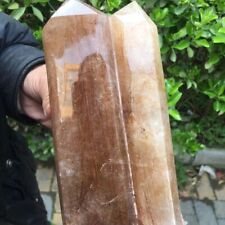 2.33 lb Natural rutile crystal energy column decorated with Reiki healing picture