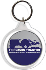 Ferguson  Farm Garden Tractor System Implements Keychain Keyring part Holder FOB picture