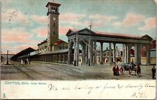 Vtg Dayton Ohio OH Union Station Railroad Railway 1905 Raphael Tuck Postcard picture