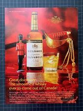 Vintage 1965 Windsor Canadian Whiskey Print Ad picture