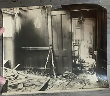 Vtg Press Photo ~1916 Eerie Aftermath Fire Crime Arson 116th St Harlem Kerosene picture