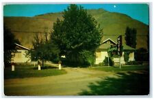 c1960's Riggins Motel Exterior Roadside Riggins Idaho ID Unposted Trees Postcard picture