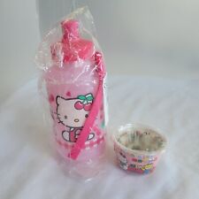Vintage Hello Kitty Water Bottle And Paper Liners New picture