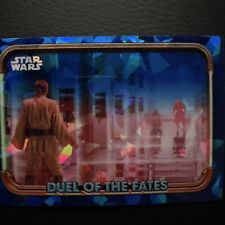 2024 Topps Chrome Star Wars Sapphire Duel of the Fates #8 Laser Gates picture