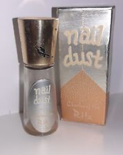 Charles of the Ritz Nail Polish Dust Vintage 50s Box and Empty Bottle GOLD picture
