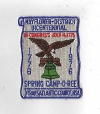 1776-1976 Spring Camp-O-Ree July 4, 1776 Mayflower District TAC RBL Bdr. [AR-162 picture