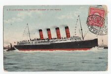CPA PC RMS LUSITANIA Fastet Steamer of the World CUNARD Cie OCEAN LINER1906-1915 picture