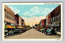 Franklin TN-Tennessee, Main Street, Advertising, Antique, Vintage Postcard picture