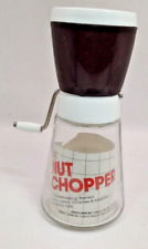 The Nut Chopper Gemco New Nut Mill Brown Glass 1985 USA picture