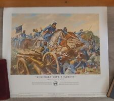 Remember Your Regiment The US Army In Action Poster 1953 Marksmanship Guts lot 2 picture