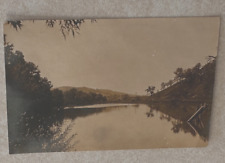 C1903 Postcard Unknown Lake scene RPPC picture