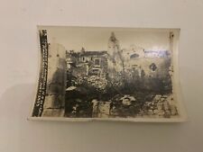 WWI Bomb Ruins Loupmont France Looking N.N.W. Real Black and White Photograph picture
