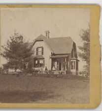 Residence in or around Northampton MA Stereoview c1870 picture