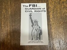 1967 Federal Bureau of Investigation FBI Brochure Booklet J. Edgar Hoover picture