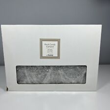 Nordstrom At Home ROCK CANDY Clear White Garland Holiday /Wedding NIB 5’ picture