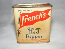 Vintage French's Ground Red Pepper Spice Can picture