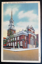 Vintage Postcard 1936 Christ Church, Philadelphia, PA picture
