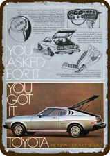 1976 TOYOTA CELICA GT Liftback Car Vintage-Look DECORATIVE REPLICA METAL SIGN picture