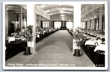 C.1950 RPPC BELLEVIEW BILTMORE HOTEL INTERIOR, BELLAIR, FLORIDA FL Postcard P31 picture