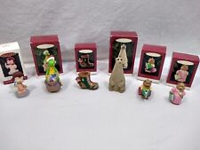Vintage 1990s Hallmark Keepsake Ornaments Lot of 6 Mom to Be Dad Dragon Bear picture