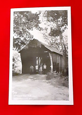 C1960 rppc Stoughton COVERED BRIDGE Perkinsville, Vermont UNUSED PHOTO POST CARD picture