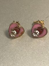 Vintage 80’s Hello Kitty My Melody Heart Earrings  picture
