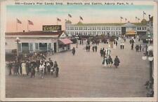 Postcard Couse's Pier Candy Shop Boardwalk and Casino Asbury Park NJ  picture