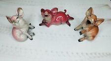 Set of 3 ~ Kitty’s Critters Pen Pals Pigmalion, Hamlet & Oscar Pig Figurines EUC picture