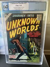 Journey Into Unknown Worlds #57 (Atlas 1957) Burgos Everett PGX 6.0 slabbed WOW picture