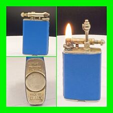 Antique 1920's Wrapped Clark Petite Lift Arm Petrol Lighter - In Working Order  picture