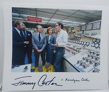 Jimmy Carter & Rosalynn Signed 8x10 Photo Autographed Three Miles Island picture
