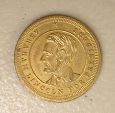 1864 DeWitt-AL 1864-37 Abraham Lincoln Campaign Medal Token Uncirculated picture
