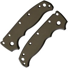 August Engineering AE-1201 Classic Bronze Aluminum Knife Scales for Demko AD20.5 picture