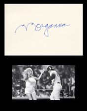 MORGANNA the Kissing Bandit Autographed Signed Card picture