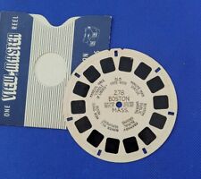 Sawyer's Vintage view-master Reel 278 Boston Massachusetts Hand-Lettered HL picture