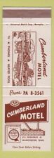 Matchbook Cover - Cumberland Motel Manchester TN picture