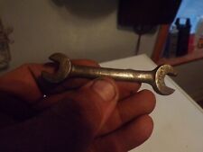 VINTAGE BONNIE #21  SMALL DOUBLE OPENED END WRENCH 1/2''USS  3/16'' USS picture