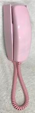 Vintage WESTERN ELECTRIC AC2P Trimline PINK Push Button Wall Mount Telephone picture