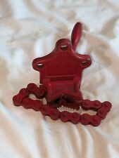 BEAUTIFUL RED Vintage USA CRAFTSMAN No. 1 Chain PIPE VISE for 1/8 to 2 Inch Pipe picture