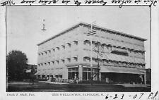 Rare 1907 Photo Postcard The Wellington Hotel Napoleon Ohio Frank J Shaff Pub. picture