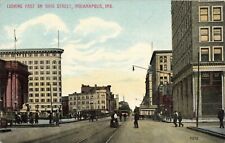 Ohio Street, Indianapolis, Indiana IN - Vintage Postcard picture