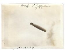 Vintage Graf Zeppelin Original Photo 10/15/1928 Aviation picture