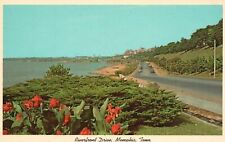 Vintage Postcard 1920's View of Riverfront Drive Memphis Tennessee TN picture