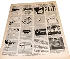 Vintage 1968 Citroen Automobile Ephemera Print Ad 10.5 X 13.5” C.05 picture