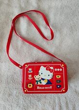 Vintage Hello Kitty Tin Metal Box Purse Strap Sanrio 90s small picture