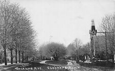 G95/ Shepherd Michigan RPPC Postcard 1908 Orchard Avenue Church picture