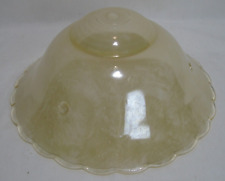 Antique Art Deco Ceiling Fixture Glass Lamp Shade Domed 10 1/4