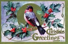 Vintage Christmas Postcard 1910 